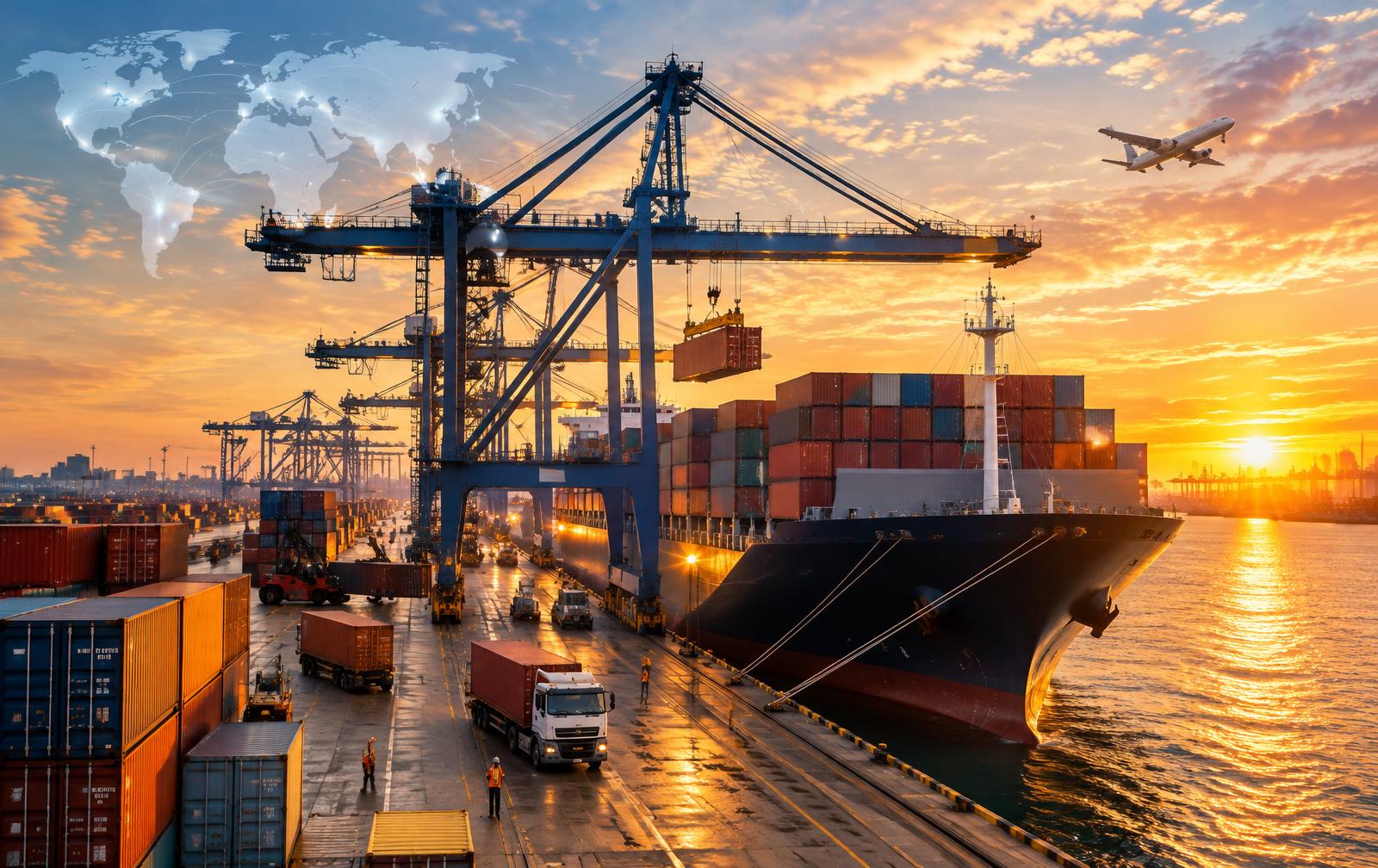 Export shipping port